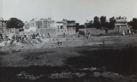 Historical image of the Jallianwala Bagh area linked to the Amritsar Massacre
