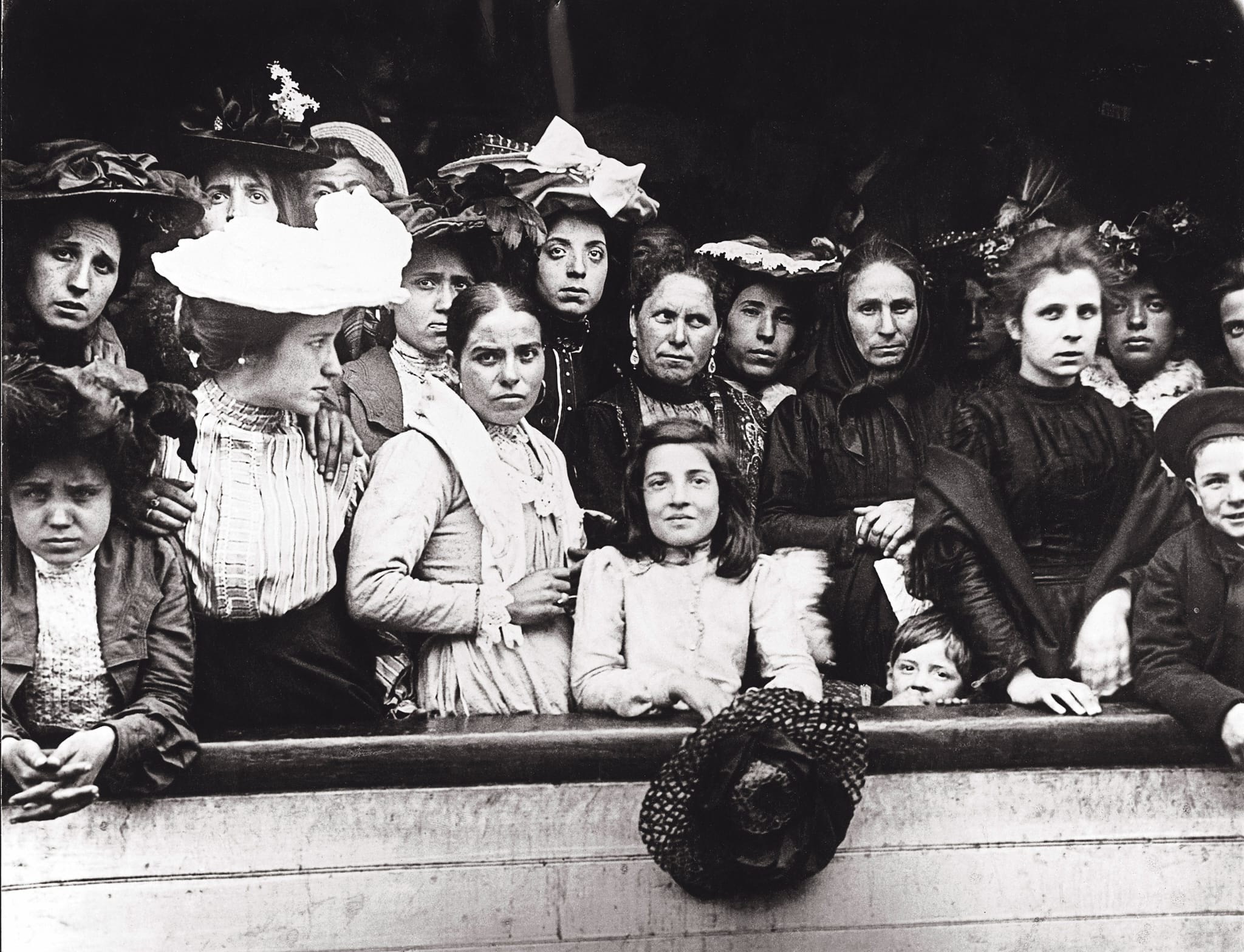 Historical photograph connected to immigration in the United States